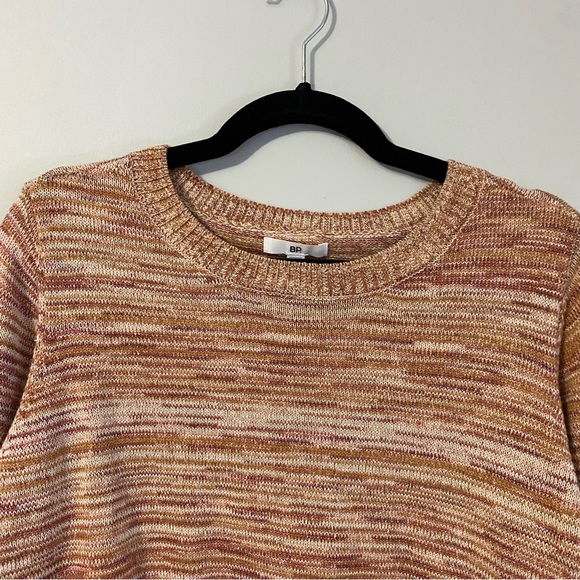 BP Multicolour Open Back Waist Tie Knit Sweater - Picture 2 of 6